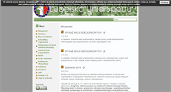 Desktop Screenshot of lus.org.pl