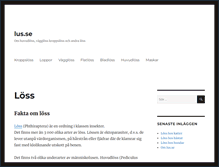 Tablet Screenshot of lus.se